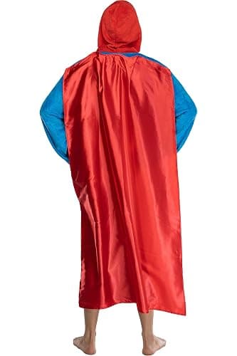 INTIMO DC Comics Adult Superhero Plush Fleece Hooded Costume Robe thumbnail 5