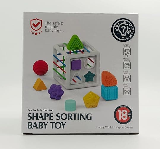 Mailesi Baby Toys for 1 2 Year Old Boys Girls, Montessori Sensory Toys for 12 18 Months 1st Gifts Educational Learning Shape Sorter Activity Cube Travel Toys for Autism Toddlers Birthday Presents thumbnail 10