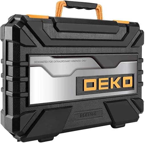DEKOPRO 158 Piece Tool Set-General Household Hand Tool Kit,Auto Repair Tool Set, with Plastic Toolbox Storage Case thumbnail 6
