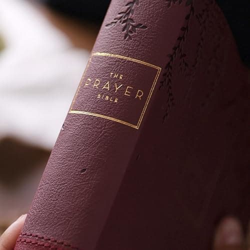 The Prayer Bible: Pray God’s Word Cover to Cover (NKJV, Burgundy Leathersoft, Red Letter, Comfort Print) thumbnail 10