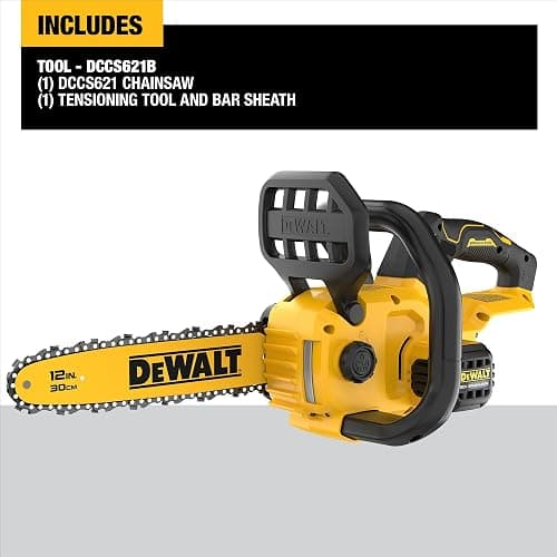 DEWALT 20V MAX 12 in. Cordless Chainsaw, Bare Tool Only (DCCS621B) thumbnail 2