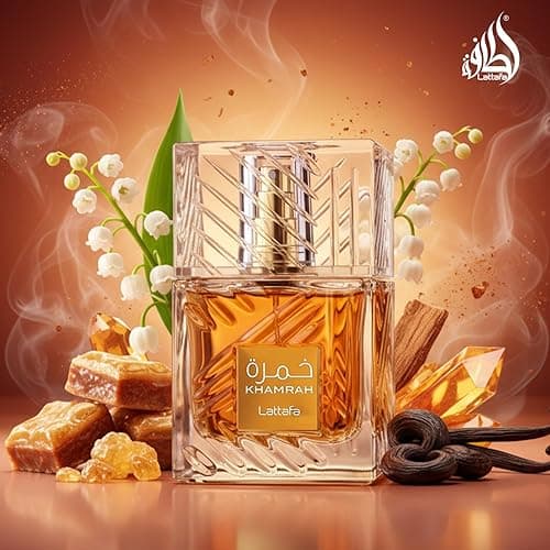 Lattafa Khamrah - Vanilla, Warm Spicy, Amber, Cinnamon - Eau de Parfum Long-Lasting Fragrance for Unisex, 3.40 Ounce / 100 ml thumbnail 7