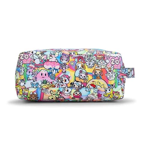 JuJuBe x tokidoki 20th Anniversary Celebration Be Dapper Toiletry Cosmetic Bag, Cute Zippered Pouch Bag for Women and Girls, Ideal Organization for Travel, Luggage, School, Work, Machine Washable thumbnail 2
