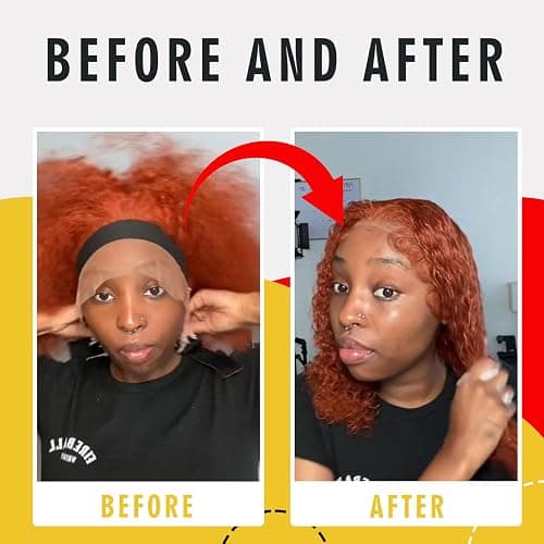 Wig Glue for Front Wigs Adhesive for Closure Wigs Extensions - Lace Melting Spray for Wigs Lace Front Hair Glue Tools with Remover Hair Wax Stick Edge Control Wig Cap Edge Comb Elastic Bnad Set thumbnail 4
