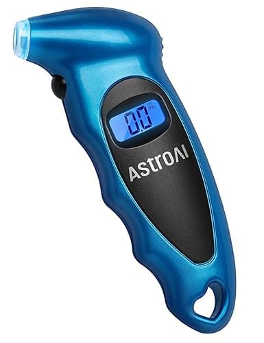 AstroAI Digital Tire Pressure Gauge 0-150PSI Calibrated to ANSI B40.7 +/-1PSI, Accurate in 0.1 Increments, Tire Repair Tools 4 Pressure Measurements for Car Truck with Backlight LCD, Blue - Image 1