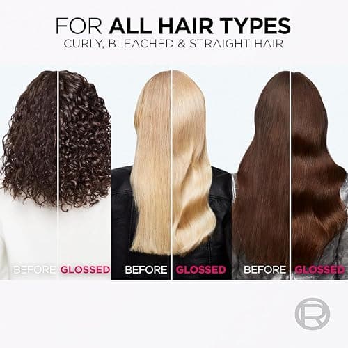 L'Oréal Paris Elvive Glycolic Gloss for Dull Porous Hair, Get The Shiniest Hair of Your Life, Glossing Routine for Mirror-Like Shine, Shampoo, Conditioner, Lamination Treatment, Leave-In Serum Set thumbnail 4