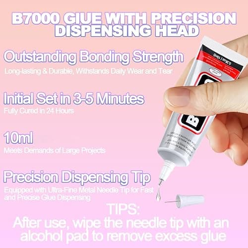 2 Boxes 100000+ Pcs Resin Jelly Rhinestones for Bedazzling Kit, 3mm Multicolor Flat Back Gems Bedazzler Kit with 3Pcs 10ml B7000 Jewelry Glue, Colorful Bulk Jewels for Diamond Nail Art thumbnail 3