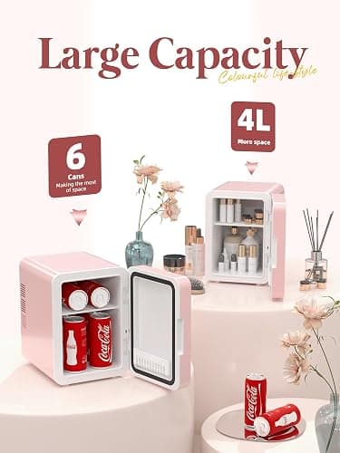 White Mini Fridge thumbnail 5