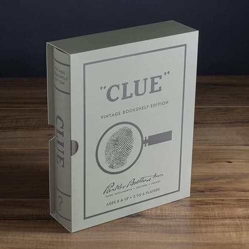 WS Game Company Clue Vintage Bookshelf Edition thumbnail 2