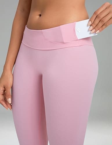 Colorfulkoala Dreamlux No Front Seam Leggings for Women 25"/28" Inseam, Seamless High Waisted Buttery Soft Yoga Pants thumbnail 3