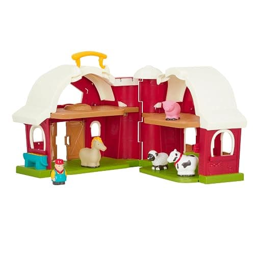 Battat– Big Red Barn, Animal Farm Playset – Learning Toy for Toddlers, 18M Plus, 13.5" x 9"x 12" thumbnail 5