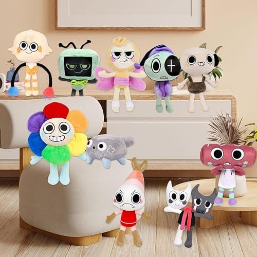 MIOJKSE Dandy's World Plush, Stuffed Figure Pillow for Video Game Fans Room Decor - Decor Ve thumbnail 5