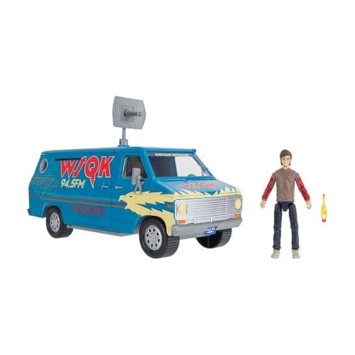 Stranger Things WSQK Van Playset - 8-Inch Vehicle with Lights and Sounds plus 4-Inch Figure with Accessories - Image 1