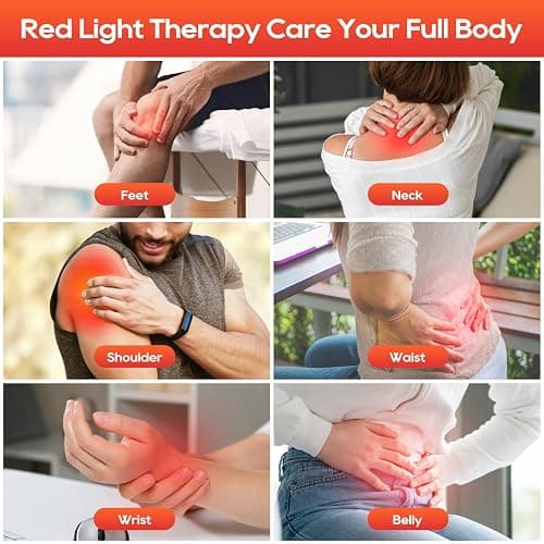 BEICHEN Red Light Therapy for Body and Face, 660nm 850nm 940nm Infrared Redlight-Therapy Lamp Device with Large Panel and Stable Stand at Home, Idea Gift for Women Wife Mom Sister Girlfriend thumbnail 6