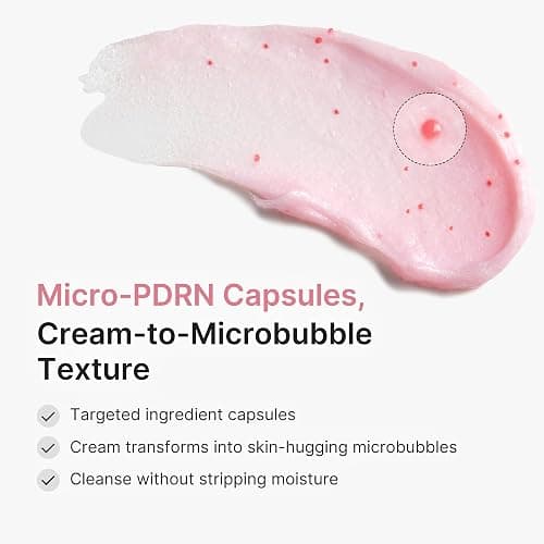 medicube Facial Cleanser PDRN Pink Glutathione Capsule Foam Cleanser | Daily Face Wash for Pore Care, Uneven Skin Tone, Texture | Hydrating & Nourishing Deep Cleansing | Korean Skincare, 4.23 oz thumbnail 6