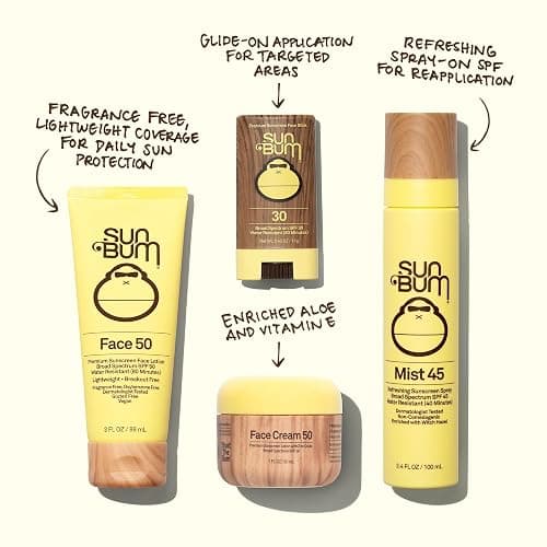 Sun Bum Original SPF 50 Sunscreen Face Lotion - Broad Spectrum Moisturizing UVA/UVB Protection with Vitamin E - Vegan & Hawaii Act 104 Compliant - 88ml thumbnail 4