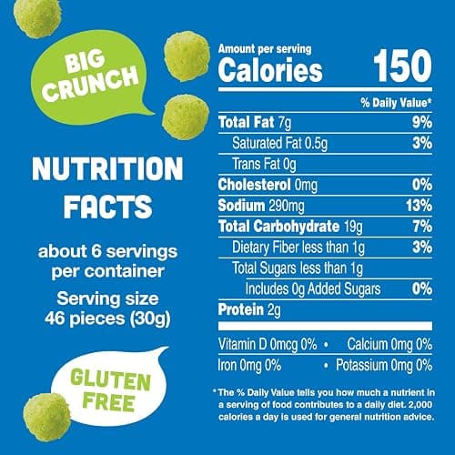 Vlasic Pickle Balls, Dill Pickle Flavored Corn Puffs, Pickleball Gift, 6.5 oz. thumbnail 2