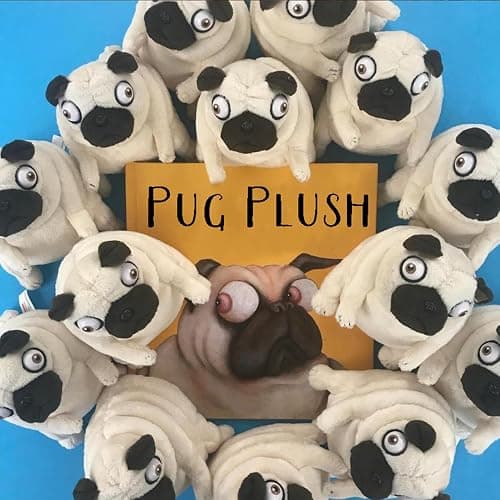 CWZY Hilarious Pug Stuffed Animal - 6" Funny Ugly Cute Pug Dog Plush Toy, Weirdo Stuffed Animal Pug Plushies for Kids Boys Adults Valentines Birthdays Gift… thumbnail 6
