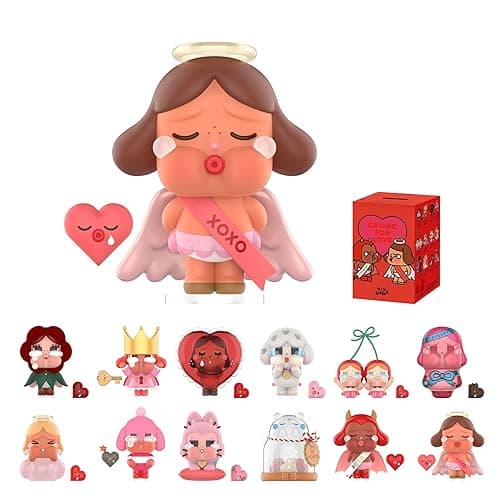 POP MART Crybaby Crying for Love Series Figures, Blind Box Figures, Random Design Action Figures Collectible Toys Home Decorations, Single Box - Image 1
