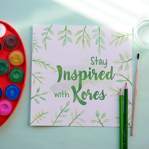 Kores Akuarellos Watercolour Paint Set - 12 Colours with Mixing Palette and Brush, Washable and Non-Toxic for Kids and Students, School and Art Supplies, Pack of 1 thumbnail 5