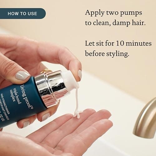 Living Proof Triple Bond Complex Leave-In Treatment and Hair Mask – Rebuilds Hair Structure, Repairs Damage, Heat Protection, Long-Lasting Results thumbnail 4