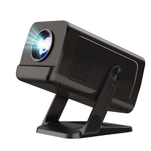 Mini Portable Projector Projecteur Portatif for Bedroom with WiFi and Bluetooth 1080P 4K Support Smart Android 14 OS Auto Keystone Compatible with Netflix, YouTube, Prime Video WEMI X1 - Image 1