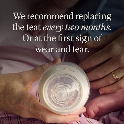 Tommee Tippee Natural Start Baby Bottle Teats, Medium Flow for 3m+, Pack of 2 Breast-Like Teats for a Natural Latch, with Anti-Colic Valve and BPA Free Soft Silicone thumbnail 7