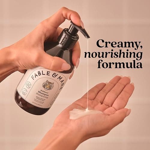 Fable & Mane Hydrating Shampoo, Moisturises and Cleanses Dry, Damaged Hair with Aloe Vera and Coconut Oil. For Medium to Thick Hair Types thumbnail 6