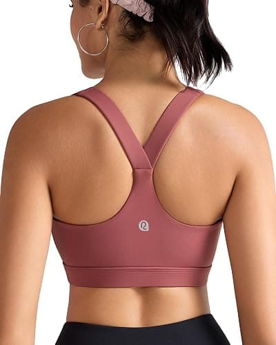 RUNNING GIRL Sports Bras for Women, Molded Cup High Impact Sports Bra Workout Bras for Women High Support Racerback - Image 1