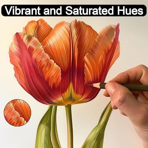 Colored Pencils for Adult Coloring Books, 72 Colors Drawing Pencils with Oil-Based Cores, Professional Art Supplies for Artists, Coloring Pencils for Adults, Color Pencils Set for Beginners and Teens. thumbnail 6
