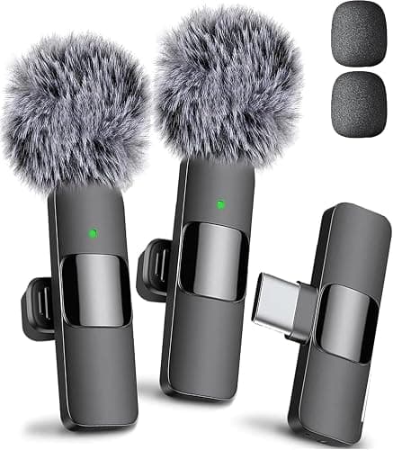 Mini Mic Pro (Latest Model) – #1 Microphone for iPhone & Android, Wireless Mini Microphone, ClearVoice™, Noise Cancelling, Lavalier Mic for TikTok, YouTube & Interviews (iPhone 15+) - Image 1