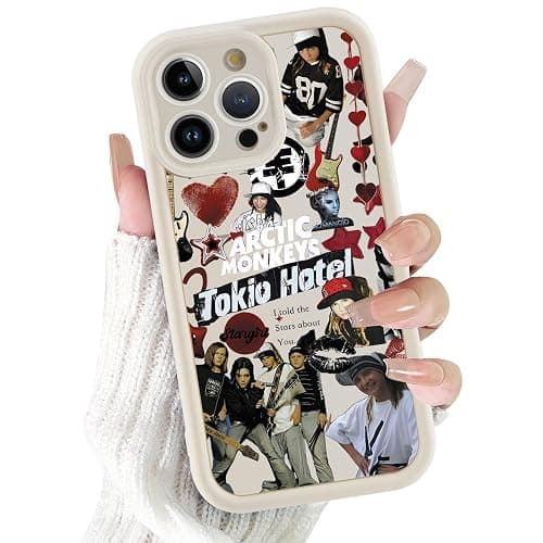 2 Stück Silicone Handyhülle für Apple iPhone 8 iPhone 7 iPhone SE 2022/2020 Hülle 4.7", Stoßfeste Schutzhülle mit Tokio Hotel Pop-Rock-Band Cool Aesthetic Design Muster TPU Junge Cover Case, Cool - für iPhone 8 7 iPhone SE 2022/2020 - Cool thumbnail 4