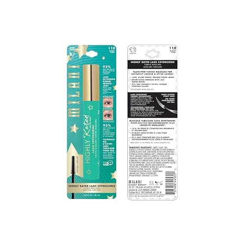 Milani Highly Rated Tubing Mascara for Length, No Smudge Mascara - Black | Nourishing Tubing Mascara. Instant Length & Lift. Up To 16Hr Wear. Removes Easily With Warm Water. Non-Flaking. Non-Clumping thumbnail 2