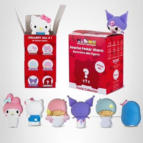 Sonix x Sanrio Hello Kitty & Friends Peekers - Pastel Series Blind Box - Adhesive Decorative Mini Figures - Includes Hello Kitty, My Melody, Kuromi, Little Twin Stars, or Mystery Character thumbnail 8