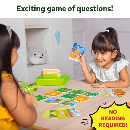 Skillmatics Guess in 10 - Animal Kingdom, Card Game, Christmas Stocking Stuffers for Preschool Kids, Girls & Boys, Fun Travel Game, Gifts for Ages 3, 4, 5, 6 thumbnail 4