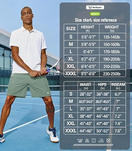 NORTHYARD Men's Running Athletic Shorts 5"/ 7"/ 9" Workout Gym Short Tennis Quick Dry Active Sport Hiking Basketball thumbnail 6