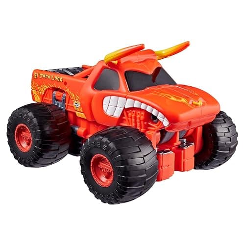 Transformers Monster Jam El Toro Loco (Furioso) | Action Figure Changes from Robot to Monster Truck, Toys for 6+ thumbnail 5