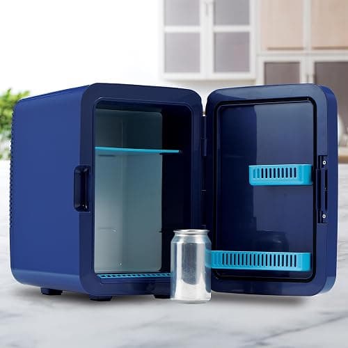 Ukonic Disney Stitch Mini Fridge 10L, Holds 15 Cans, AC/DC, Portable Cooler for Snacks & Drinks – Bedroom, Office, Dorm – Great Gift for Fans thumbnail 4