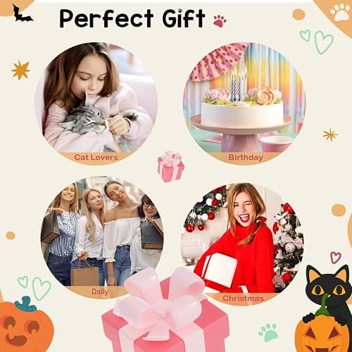 Adorable Black Cat Earrings for Women Cute Cat Paw Stud Earrings Halloween Christmas Jewelry Gifts thumbnail 4