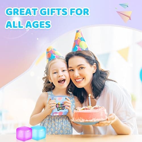 APLIST Squishy Fidget Toys Stress Cube, 4 Pack Solid Ice Cube High Density Malt Sugar Filled, Sensory Anxiety Relief Item for Kids Adults, Quiet Fidgets for Classroom, Calming Toys for ADHD thumbnail 6