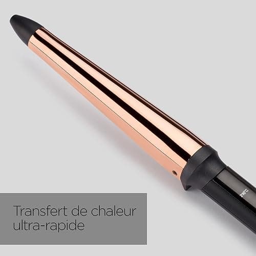 BaByliss - C458E - Boucleur Salon Brilliance Conical pour réaliser rapidement des boucles naturelles thumbnail 5
