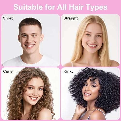 2-Pack Curly Hair Brush, Curl Defining Brush with Soft Boar Bristles Detangling Tangled Glides, Wide-Teeth Design Effortlessly Shaping & Defining Curls, Curling Definer for Wet & Dry Hair (Green Pink) thumbnail 7