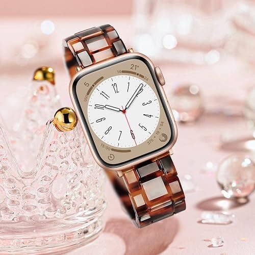 Light House Apple Watch Bands-Fashion Lightweight Resin iWatch Bands for Women Men 38mm/40mm/41mm/42mm(Series 11 10), 49mm/46mm/45mm/44mm/42mm(S 3 2 1), Compatible with Apple Watch Series 11 SE 10 9 8 7 6 5 4 3 Ultra thumbnail 6