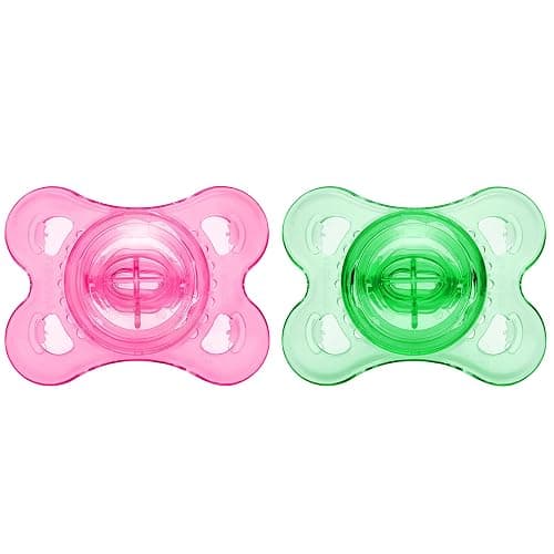 LittleForBig Bigshield Generation-3 Big Sized Pacifier Candy Gloss 2 Paci Pack - Pink and Green thumbnail 3