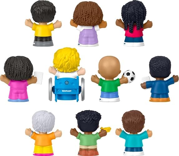 Fisher-Price Little People Classroom Figures | 10-Piece Set for Preschool Pretend Play, Toddler Toy for Kids Ages 1+ Years (Amazon Exclusive) thumbnail 5