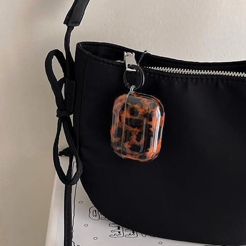 Leopard Cheetah Print Case for AirPods Pro 3rd Generation(2025) with Keychain Tortoiseshell Animal Pattern Trendy Brown Cases with Lock for Cool Girls Women Men(for AirPods Pro 3,Tortoise) thumbnail 8