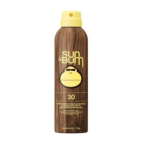 Sun Bum Original SPF 30 Sunscreen Body Spray - Broad Spectrum Moisturizing Sunscreen with Vitamin E - Hawaii 104 Act Compliant (Made without Octinoxate & Oxybenzone) - 6 oz - Image 1