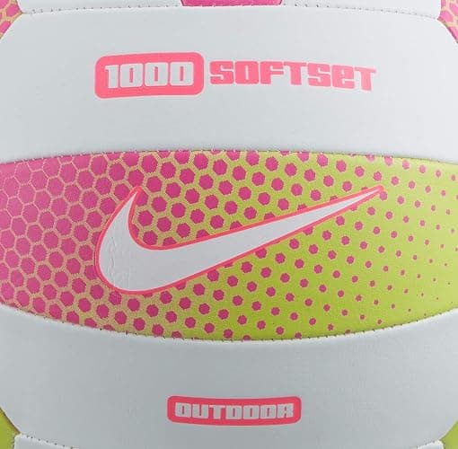 Nike Softset 1000 Outdoor Volleyball 5 Pink/White thumbnail 2