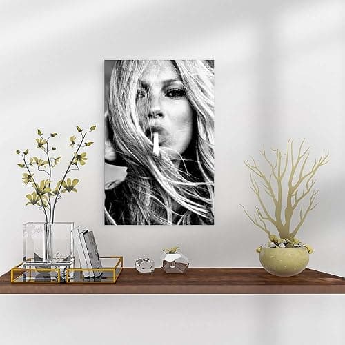 Hazzzey High Fashion Poster Trendy Black and White Wall Art Luxury Feminist Canvas Prints Beautiful Chic College Dorm Apartment Batchroom Bedroom Decor Unframe-style 16x24inch(40x60cm) thumbnail 5