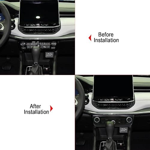 sumaikeji Fits for Jeep Compass 2022-2025 Headlight Air Conditioner Knob Trim Auto Parts(Compass,Silver) thumbnail 7